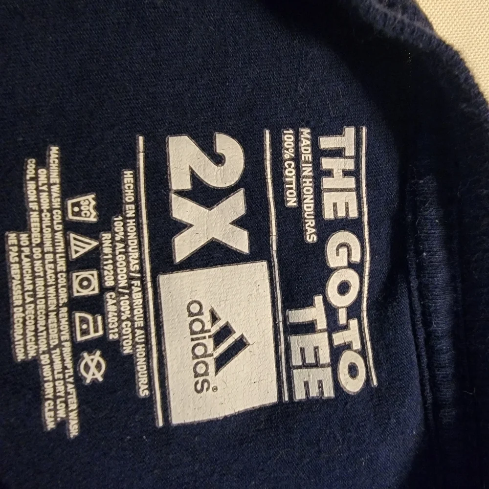 Adidas Notre Dame Navy Blue Men's Shirt